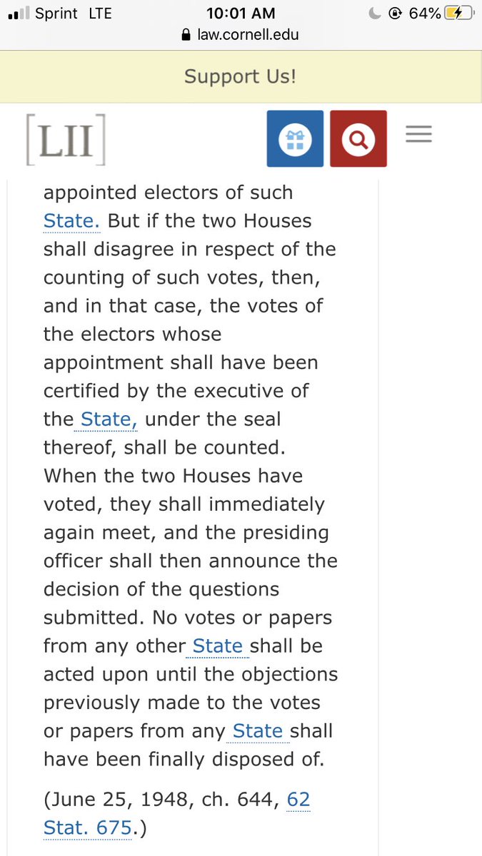 We’re back to the houses of Congress deciding concurrently they can override everything. So here we’re split. What’s the tiebreaker? The slate submitted by the Governor seems to be the answer -