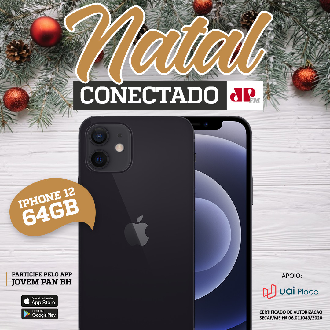 JovemPanBH's tweet photo. Que tal um #NatalConectado com um IPHONE 12 de presente?! π Siiim, nos juntamo... https://t.co/enk7KGrt27 https://t.co/9g2Prn5hWo