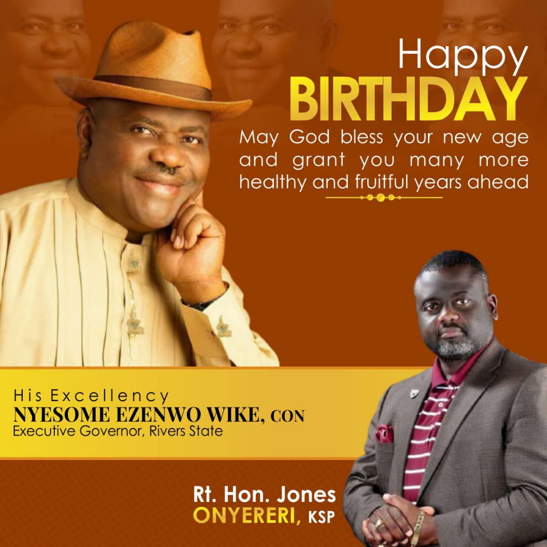 RtHonJones's tweet photo. Happy birthday, Your Excellency.
May God bless your new age abundantly, Amen. @GovWike @dino_melaye @channelstv @EmekaIhedioha @AWTambuwal @instablog9ja https://t.co/8u4td5zKhX
