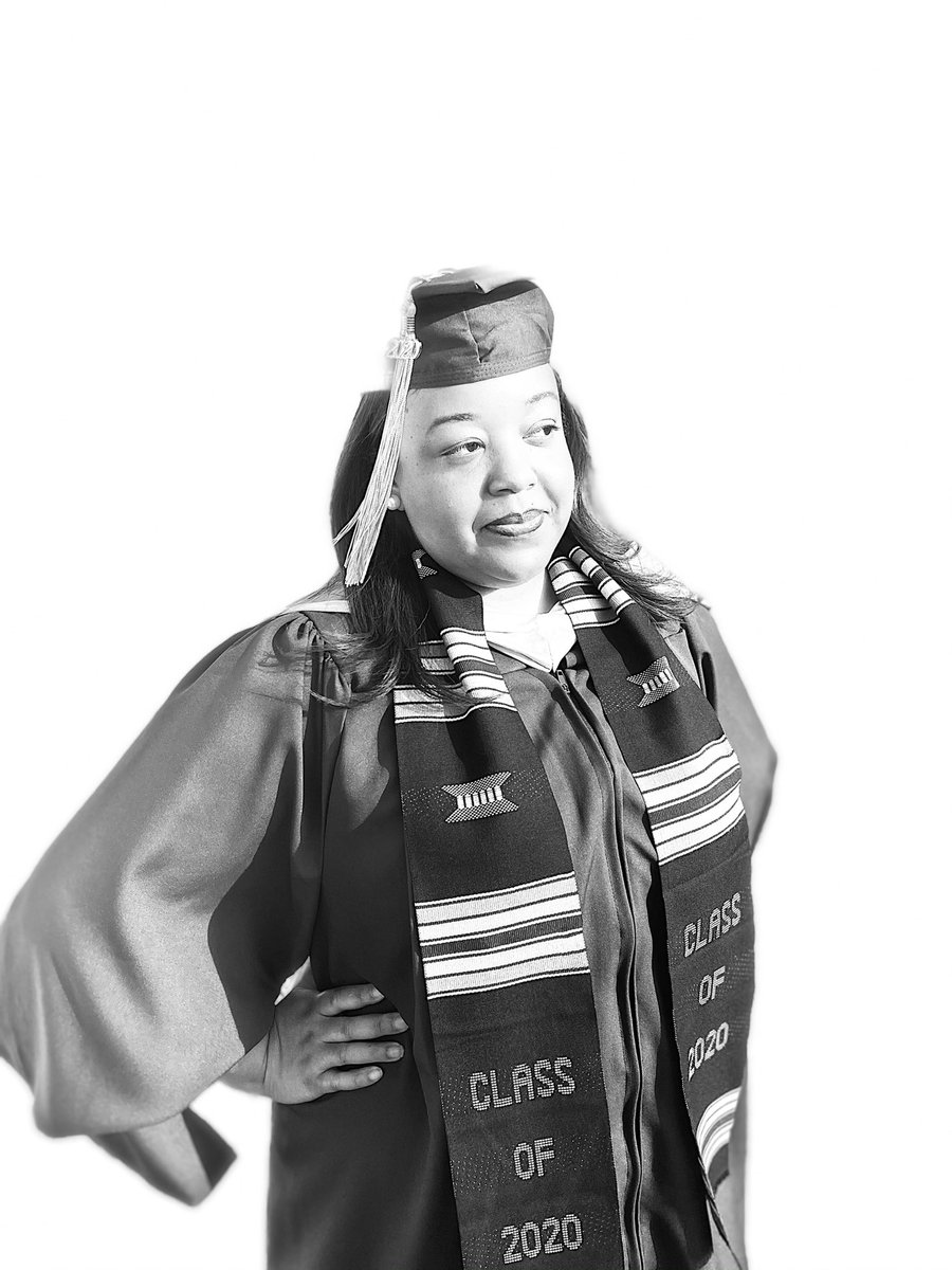 tleah2015's tweet photo. As 2020 ends soon, I’m so thankful for the grace, encouragement, clarity, courage, insight and health to complete another chapter in my journey- M. Ed. in Higher Ed Admin at the University of New Orleans...😌🙏🏽🙌🏽🎓🎉#ReMasterEdIt https://t.co/naVVPKRAYf