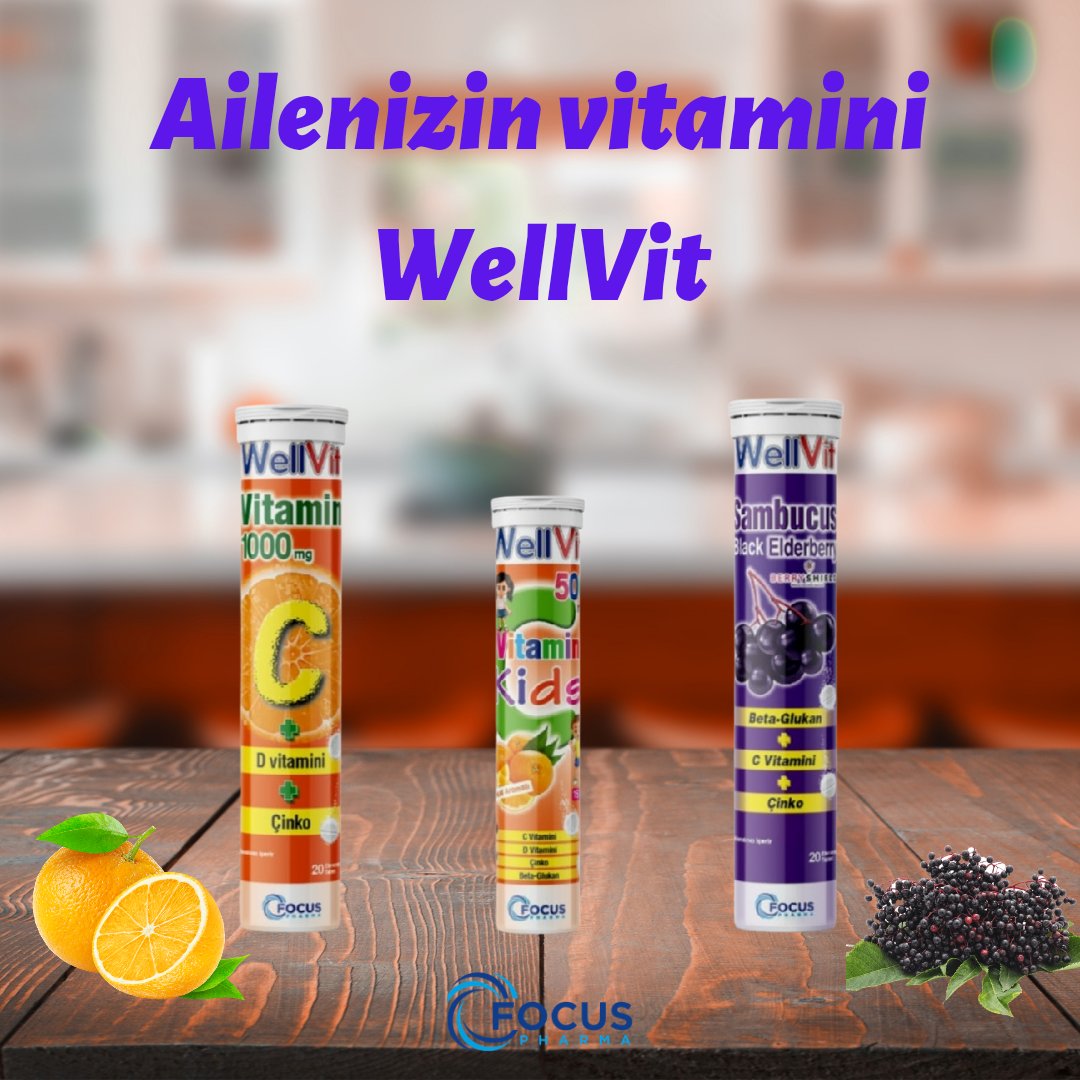 Ailenizin vitamini WellVit

#wellvit #wellvitc #wellvitsambucus #bağışıklık #virüslerdenkorun #vitamin #vitaminler