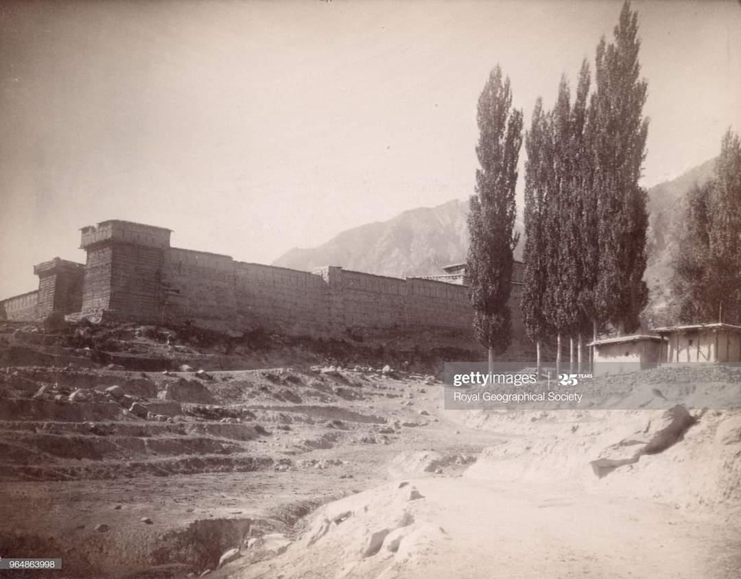 Astore FortThe picture of the fort was taken in 1895 by the Pamir Boundary Commission.The fort no longer survives.