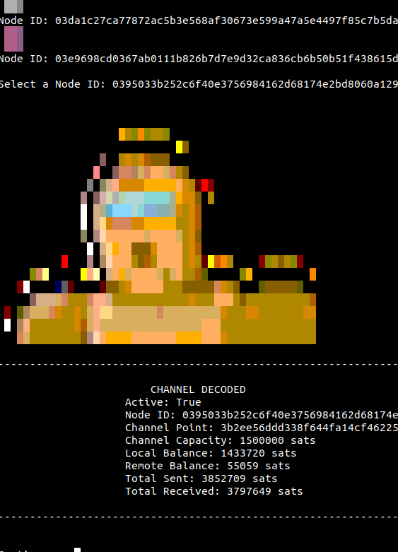 _PyBlock_'s tweet photo. v0.9.2 released.
✅NodeNym, a friendly node robot (eggeaster). @Robohash
✅Every NodeNym linked to every peer ID & channels.
✅Wander Terminal from @alphazeta added (eggeaster).
✅Bug fixes
🚨New requirements needed, install it.
$ pip3 install -r requirements.txt
#Bitcoin https://t.co/wuCbGwQr9z