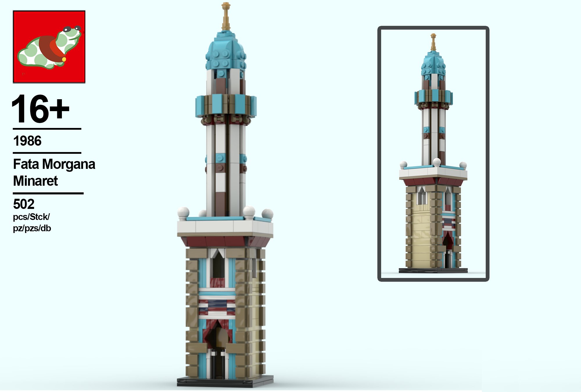 Tom on Twitter: last in this crazy Lego-filled week: Fata Morgana! Now available on my Etsy store :D https://t.co/rNcTcZh8Sr #Efteling #FataMorgana #Brickdekikker https://t.co/QQ7TFKUBJF" / Twitter