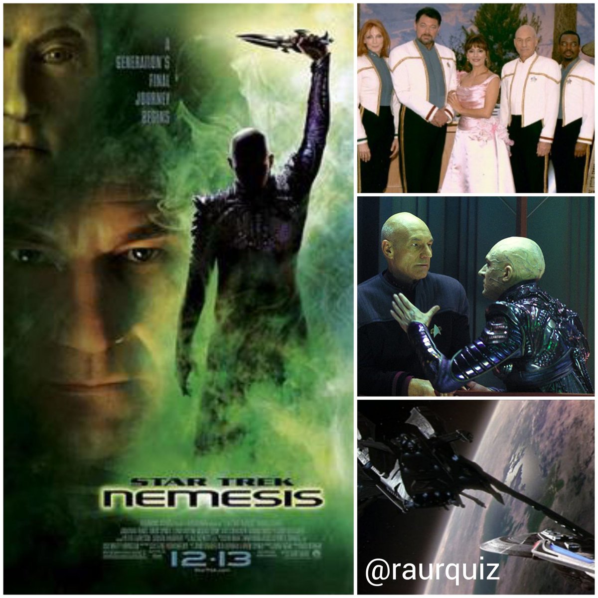 raurquiz's tweet photo. #otd #startrek #nemesis #picard #riker #troi #data #b4 #laforge #worf #drcrusher #janeway #shinzon #viceroy #donatra #startrek54 @SirPatStew @TheKateMulgrew @StarTrek @TrekCore @TrekMovie @startrekcbs @StarTrekMovie @StarTrekNetflix https://t.co/oqPxLss06N