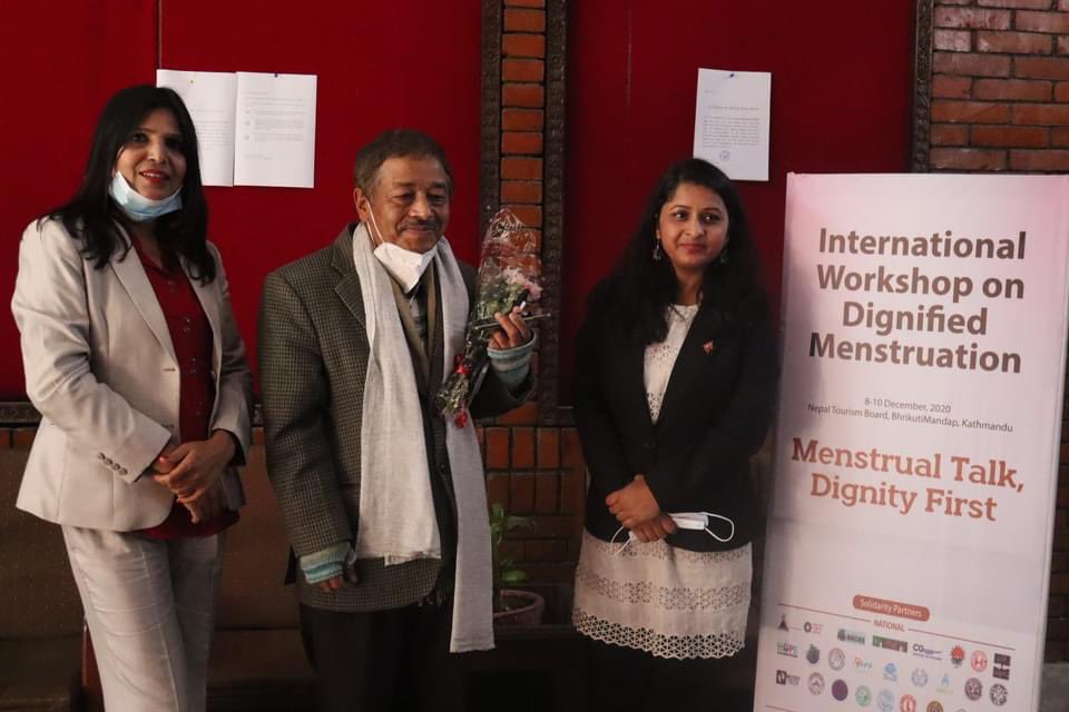 DWDNepal's tweet photo. Great to see @Madhusudan1964 and Babu Kaji Shrestha @gannepal from #DignityWithoutDanger team @GlobalSouthDM event this week - thanks to @foundation_rp and all team for great three day event 🙏🏽🙏🏽🙏🏽 #MenstrualTalkDignityFirst #DignifiedMenstruation @BritishAcademy_ @GCRF https://t.co/WilvaGmoyU