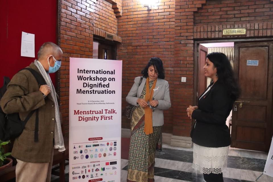 DWDNepal's tweet photo. Great to see @Madhusudan1964 and Babu Kaji Shrestha @gannepal from #DignityWithoutDanger team @GlobalSouthDM event this week - thanks to @foundation_rp and all team for great three day event 🙏🏽🙏🏽🙏🏽 #MenstrualTalkDignityFirst #DignifiedMenstruation @BritishAcademy_ @GCRF https://t.co/WilvaGmoyU