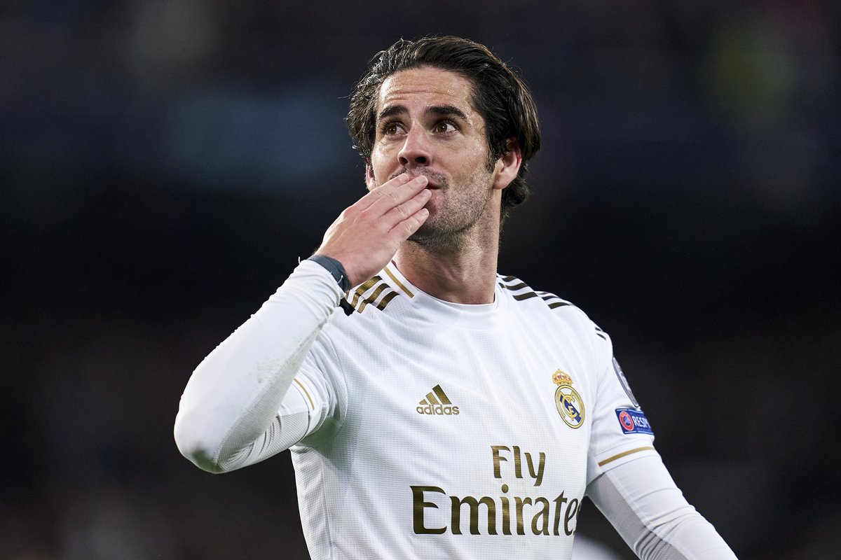 Isco, footballeur. Real Madrid 38 sélections 4 LDC, 2 Liga, 1 Coupe d’ESP, 2 Supercoupe d’ESP, 3 Supercoupe d’Europe, 4 CDM ClubFormé à Valence, il est élu Golden Boy 2012 avec Malaga. Été 2013, il part au Real Madrid contre 30M€. S’en suivent 316 matches (51b, 54p).