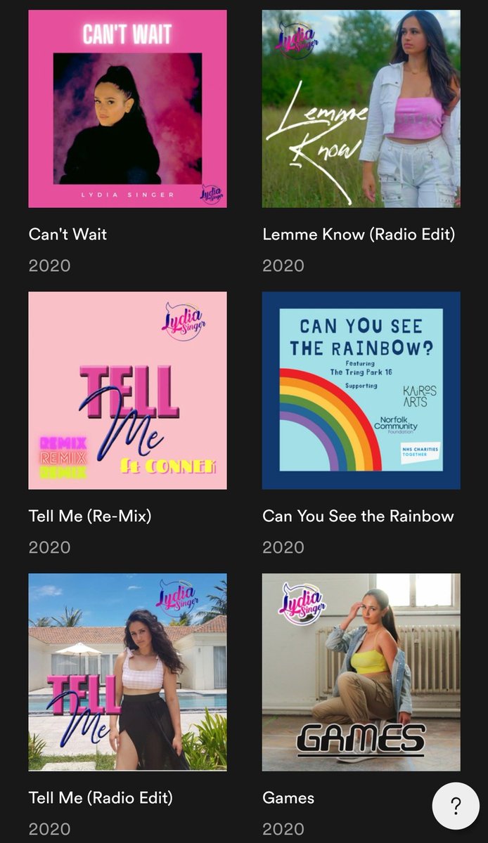 CAN'T WAIT  for you to TELL ME your favourite song from below!!  LEMME KNOW!!! Listen and l'm not playing GAMES!!
open.spotify.com/artist/0si4LK4…
#2020Wrapped #NowWatching #Newwiee #Adele #singer #songwriter