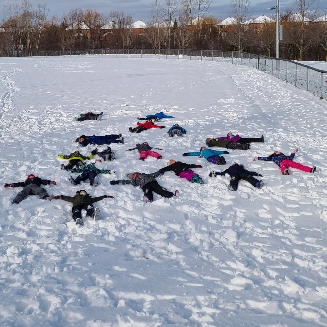 Heading into the final week before the holidays...I think we are all feeling ready for some rest, relaxation, and family time before welcoming 2021. <a href="/EthelGardinerPS/">EthelGardinerPS</a> <a href="/HdsbWellness/">HDSB Wellness for Staff</a>  #almostthere #grade3snowangels #Iwillmissthesemonkeys #dreamingofawhitechristmas