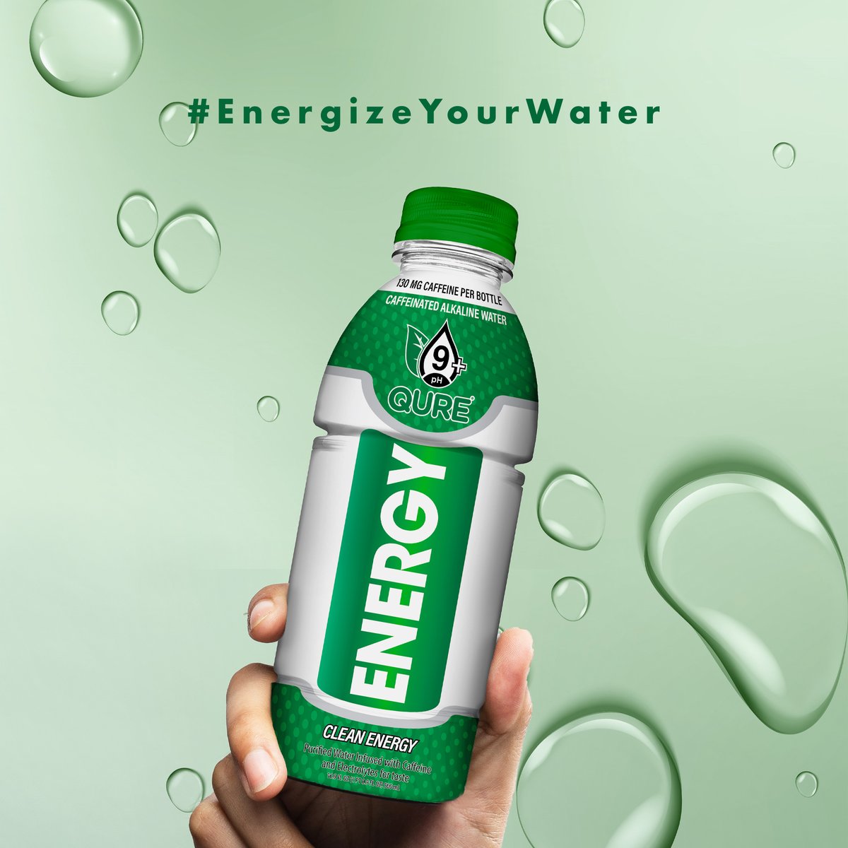 QureEnergy's tweet photo. Feel the POWER of Clean Energy!
⁠
#CleanEnergy The Perfect Fusion of 9+pH Alkaline Water, 130mg Caffeine, and Flavor Essences. #EnergizeYourWater⁠ #QureEnergy

https://t.co/8F7KBtMyv3⁠
⁠
#CaffeineWater #EnergyWater #AlkalineWater #Electrolytes #9pH #Water #StayHydrated https://t.co/1j4g50Ekc8