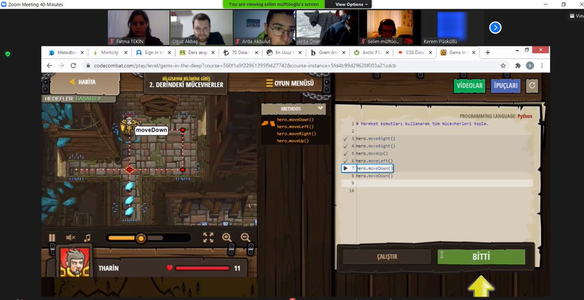 Bahcesehir22's tweet image. Lise öğrencilerimiz, ‘Dünya Kodlama Haftası’ etkinlikleri kapsamında CSS Dinner ve Code Combat oyunlarıyla kodlayarak eğlenceli bir etkinlik geçirdiler. 💻 
#BahçeşehirKolejiKodluyor
#HourOfCode2020
#BKhourofcode 
#CodeWeek2020