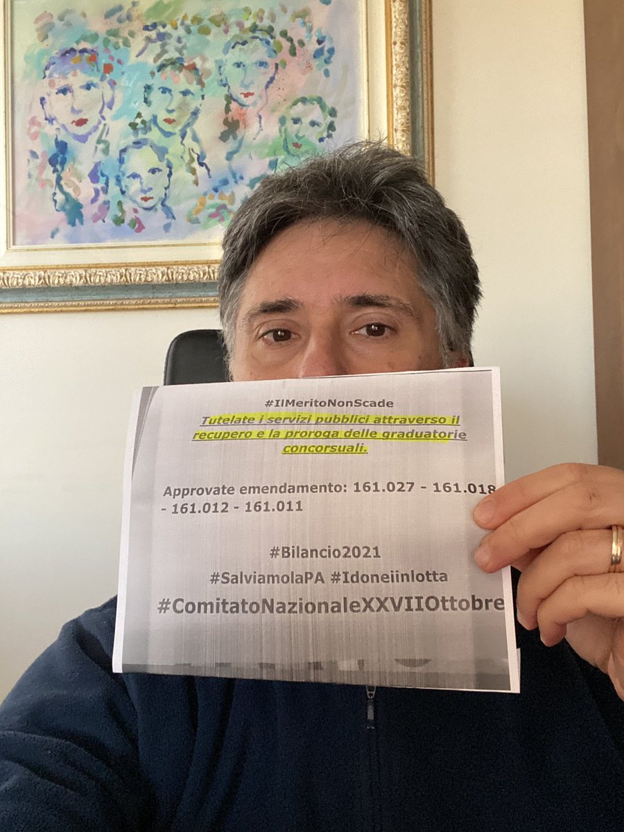dari_68's tweet photo. #idoneiinlotta #IlMeritoNonScade #SalviamolaPA 
@stefprest @claudioborghi @meb @massimogara @serracchiani @Adnkronos @Agenzia_Ansa @Agenzia_Dire @Agenparl @fattoquotidiano @luisianagaita @AlfonsoBonafede @TeresaBellanova @FunzPub @bobogiac @F_Boccia @Deputatipd 
@C_XXVIIOttobre https://t.co/eC7IVTJII3
