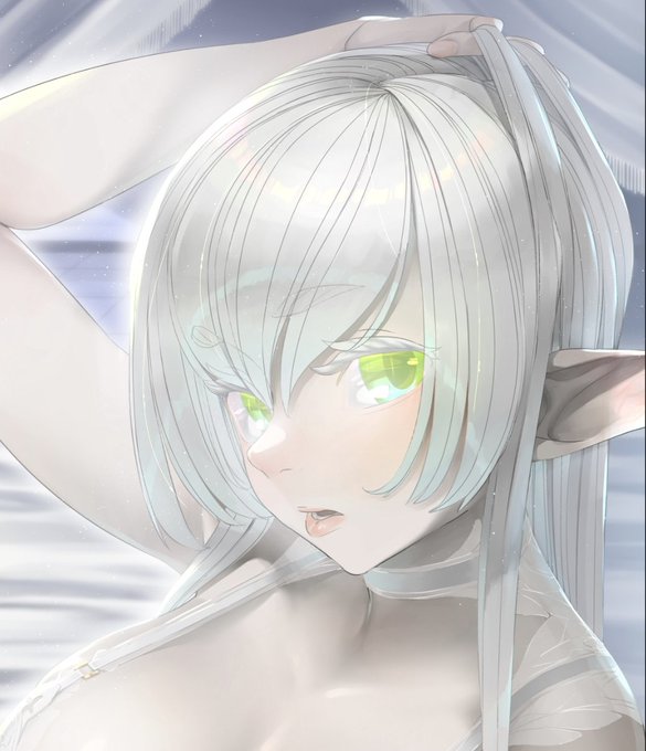 ほぼ完成してるけど、クリスマス絵だから後で投稿する予定(`、3_ヽ)_ 