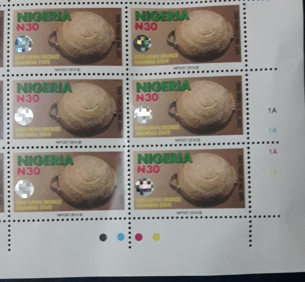 eddysresort's tweet photo. Nigeria 2010 Definitive (Igbo Ukwu) N30 Variety https://t.co/xxIk8ToQzP