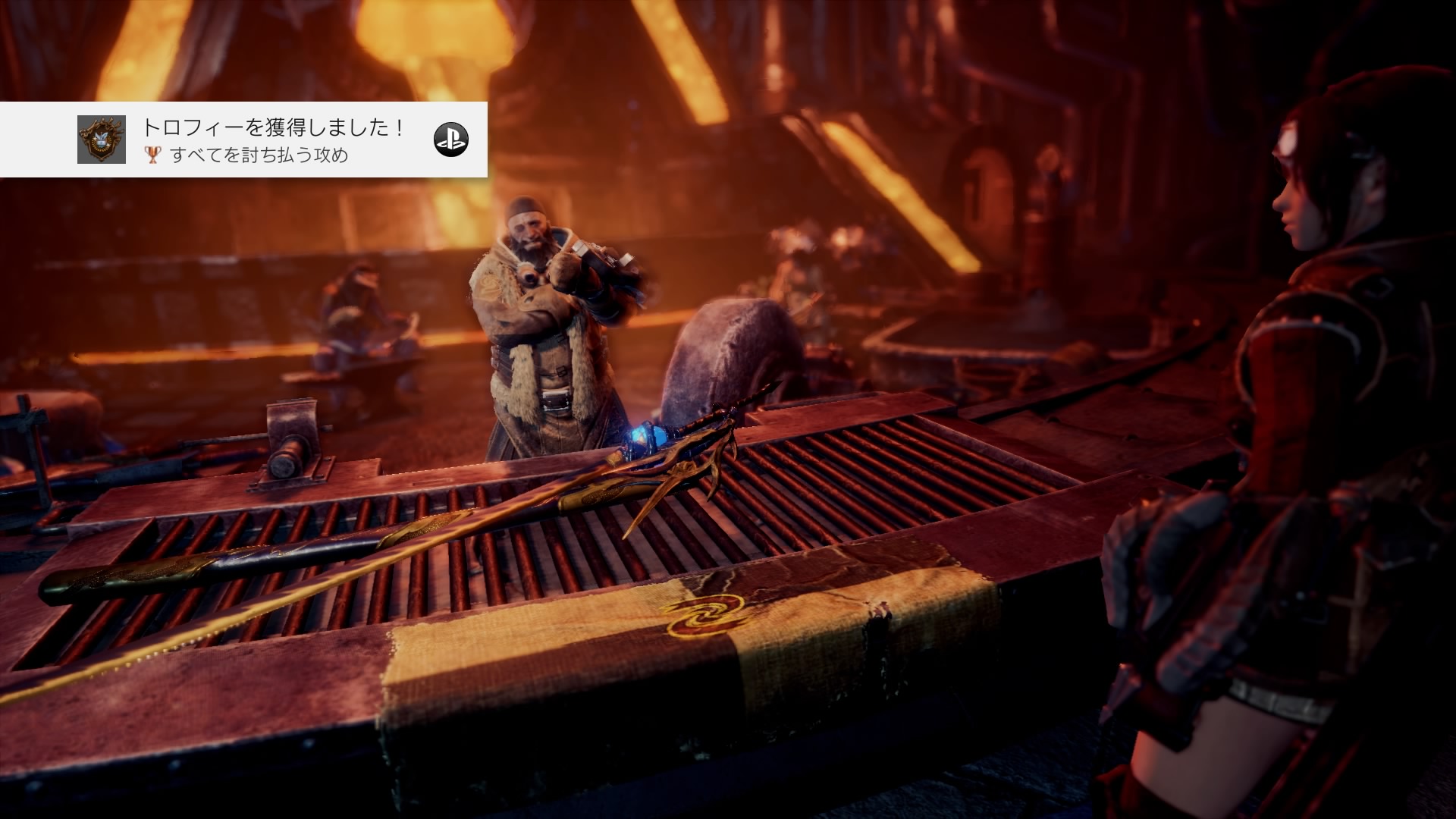 れふれふ 真 蒼星ノ太刀 舞龍 になりました そしてトロフィーも一個増えましたー 無事強化できたよありがとー ノ Mhwアイスボーン