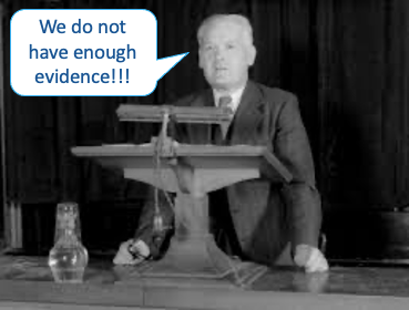 So look at the verdict of Sir Austin Bradford Hill 