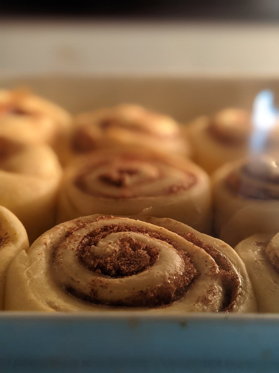 CrestOfChance's tweet photo. Today was my 80 millionth time making @altonbrown's overnight cinnamon rolls but it was my 4 year-old daughter's first. A huge hit as always, thanks for the great recipes! https://t.co/6nS2rcfrgS