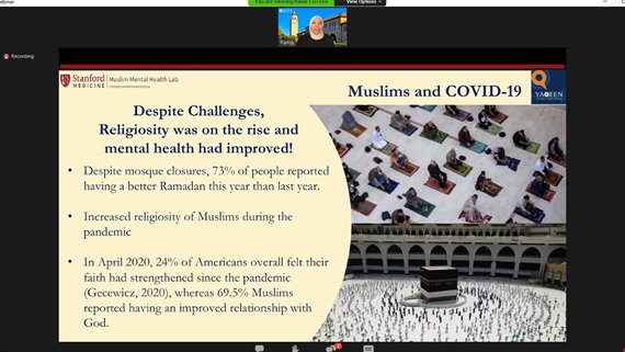 FarahFislam's tweet photo. Uncertainty tolerance (ability to “roll with” the uncertainty): single most protective factor that helps people modulate their fear, depression, anxiety…
-- @DrRaniaAwaad @muslimmeds Canadian Muslim Mental Health Conference 2020 #CMMHC2020 #pandemic #stress #religion #Islam https://t.co/GEbSfKD1Bh