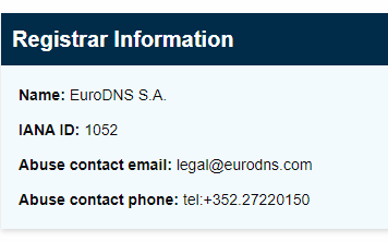 dommaniac69's tweet photo. @TillyKush @BedroomBondage Ill give you 1 last lead, then you be the judge. C4S domain name is now owned by the SAME domain ownership and contact than pornhub. C4S was US based before 2019, now it got transferred to EuroDNS which owns all of MG stuff. https://t.co/XNJGTNFMhY
