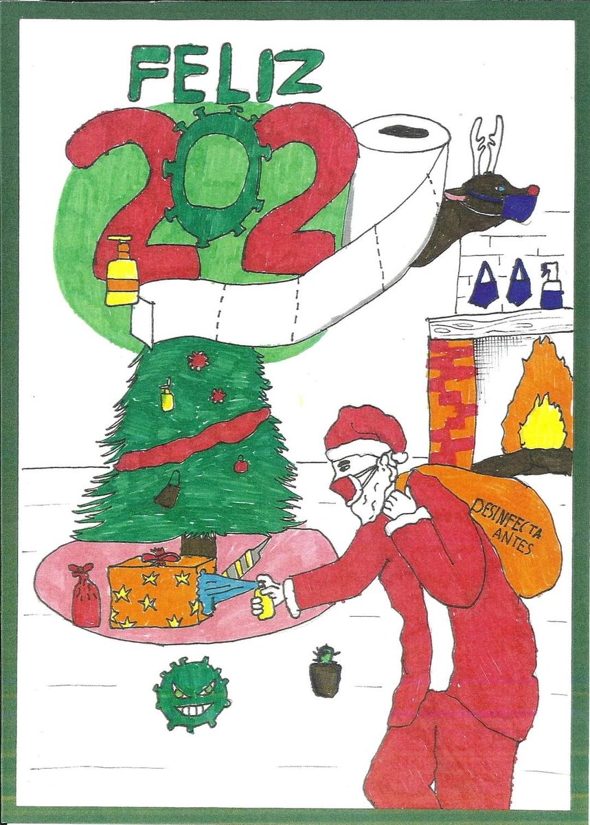 iesagora's tweet photo. Ya tenemos ganadores del concurso de Christmas! Os dejamos los dos primeros premios de Marina Fernández Okazaki de 1°A ESO y Marouan Haddar de 3°D. Pincha en el enlace para ver todos los premiados
https://t.co/ZF6k0knckl https://t.co/4aB7S1n6kC