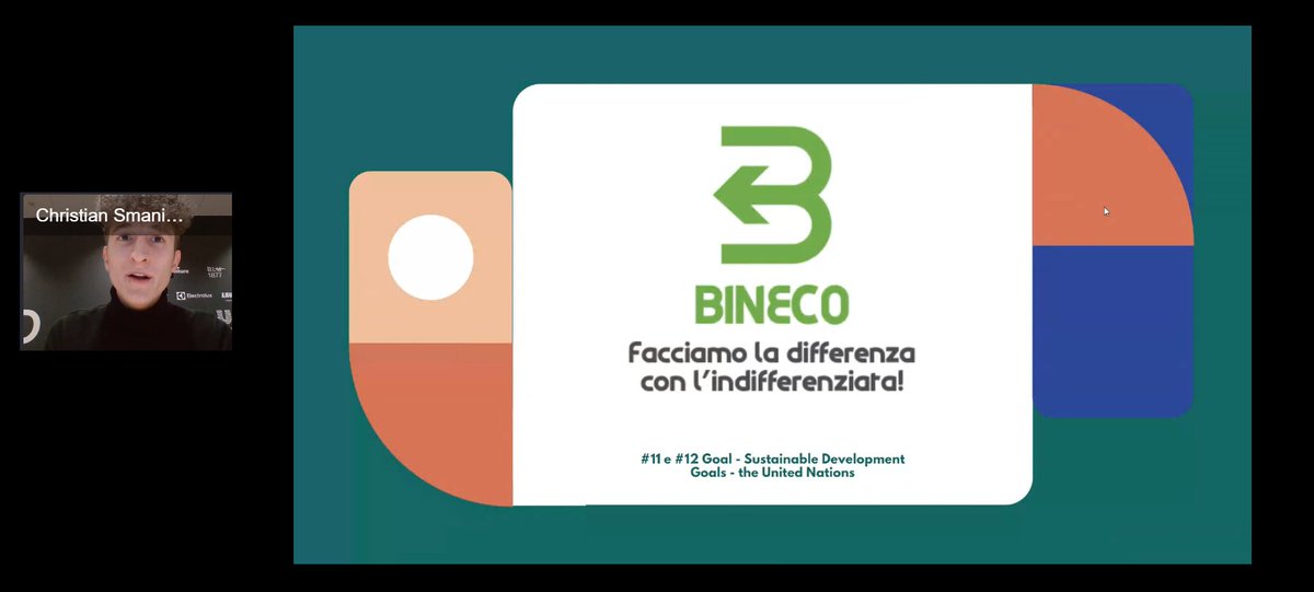 Finale #SWMilano #pitch 

Per lo #SDG11 (città e comunità sostenibili) e #SDG12 (produzione e consumo responsabile)

BINECO: il bidone della spazzatura tech che separa i rifiuti domestici in base alla loro composizione.