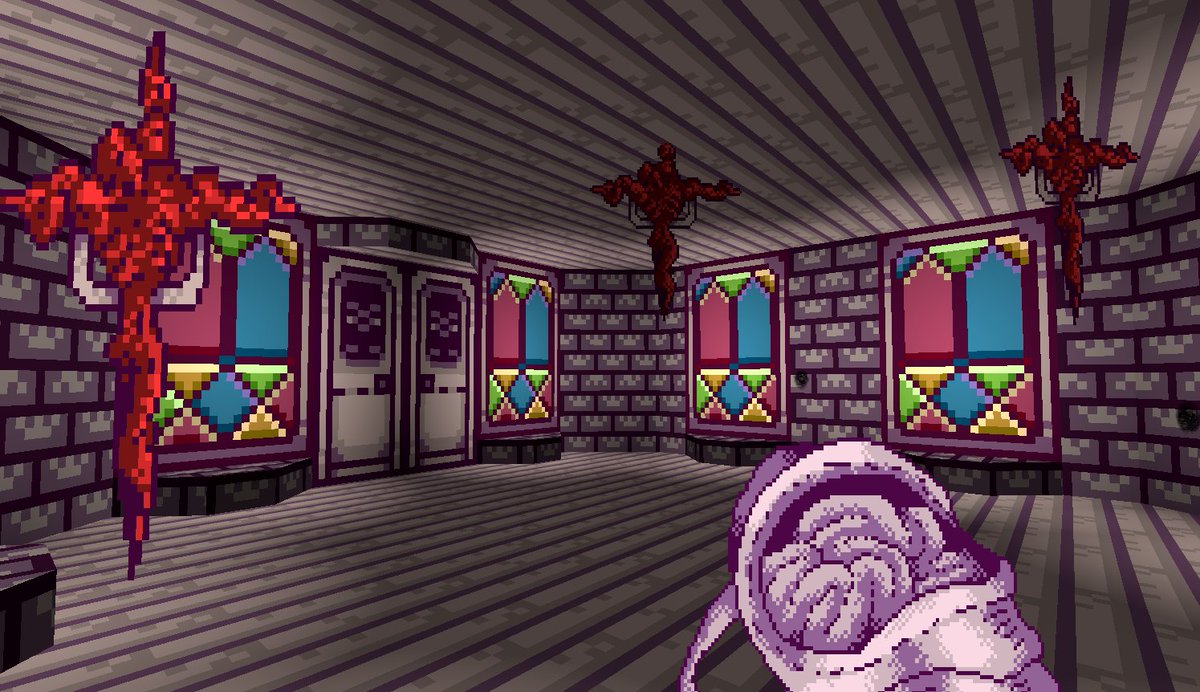 Shrine & Lycanthorn 1 & 2 [FREE] https://scumhead.itch.io/&nbsp;Four whole spooky-themed retro FPS's, all free, all released (or remastered in the case of Shrine 1) this year.The Shrine games are Doom-esque, set in a weird eldritch monster worldLycanthorn is first-person Castlevania