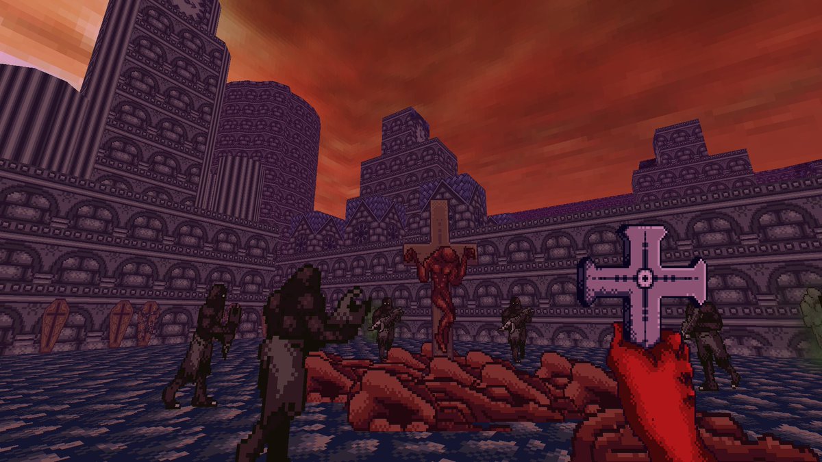 Shrine & Lycanthorn 1 & 2 [FREE] https://scumhead.itch.io/&nbsp;Four whole spooky-themed retro FPS's, all free, all released (or remastered in the case of Shrine 1) this year.The Shrine games are Doom-esque, set in a weird eldritch monster worldLycanthorn is first-person Castlevania