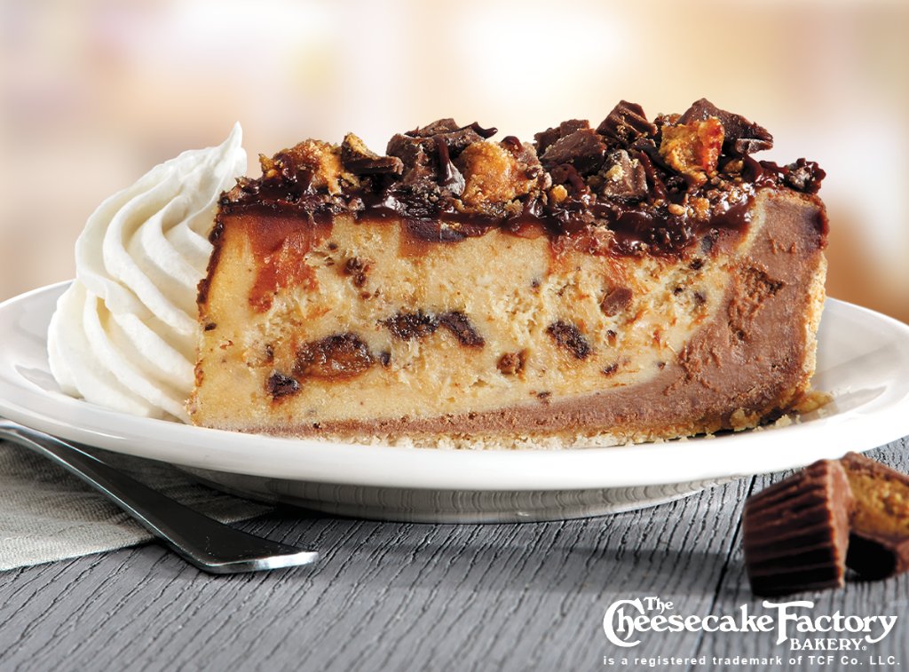 EatnPark's tweet image. What’s up, peanut butter cup? Our new Reese’s Cheesecake from the Cheesecake Factory Bakery, that’s what! Add a slice to your takeout order for a sweet end to your meal!