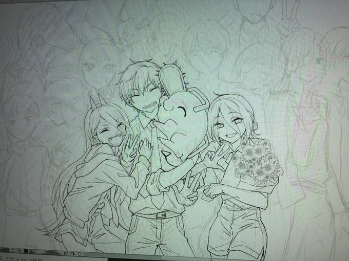 完結おめでとう絵はアニメ化&amp;第2部おめでとう絵になります!! 