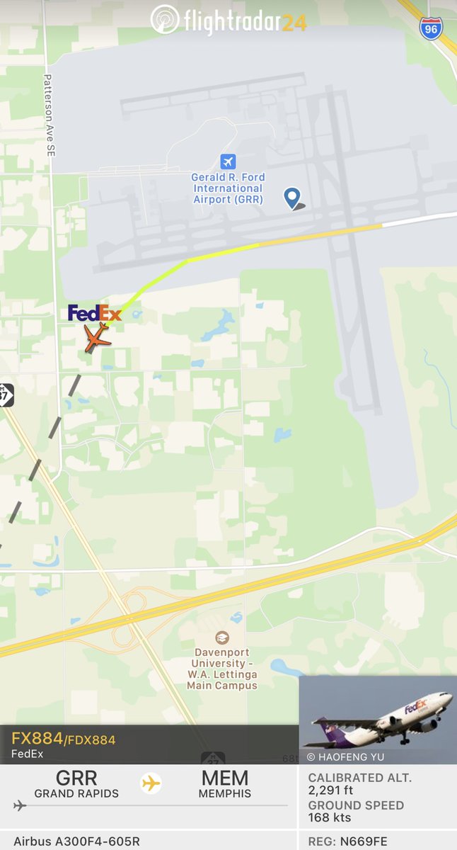But! It looks like FedEx wins the race. And the first doses of vaccine in the US are airborne from GRR to be distributed mostly to the West Coast.
