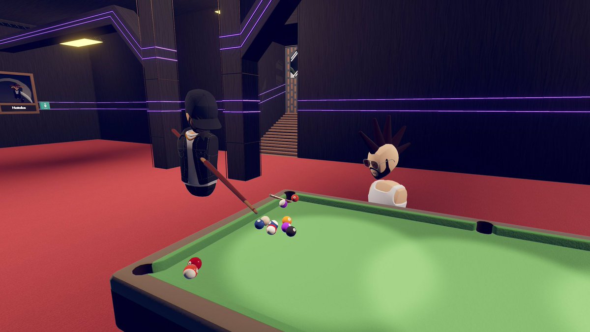 Gamelive21Bird's tweet photo. Playing 8-ball with the boys.
#recroom #recroompc #pc #pcgaming @recroom #recroompics #recroomphoto https://t.co/0pUFTADtvs