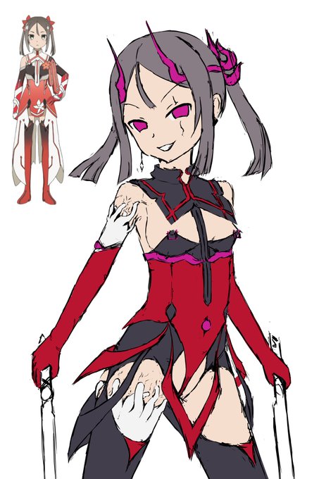 ひとしきりデザインしたけどあんまりエロくないのでもう少し粘る 