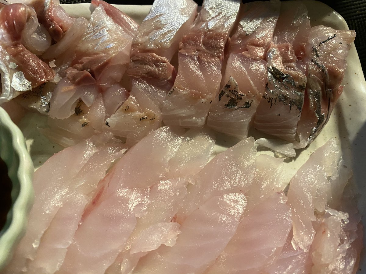 Uzivatel 三神 亮 정궁주 釘宮厨 Na Twitteru ピチッとシート使うと 艶々の引き締まった刺身になりました 捌いた真鯵と シマゾイで晩飯