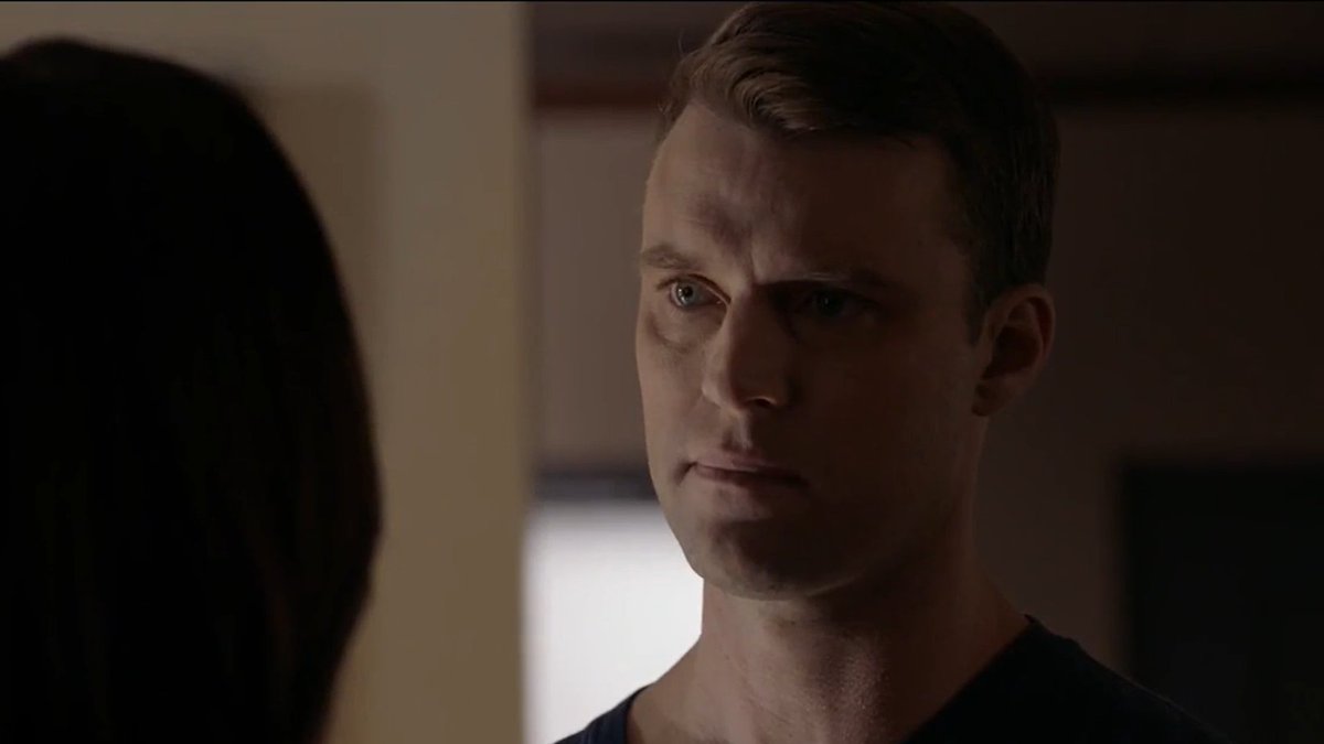 When he put his feelings aside and supported Gabby's work in Puerto Rico."You were meant to do this. All your training - it lead you to this. I'm just lucky I got to walk alongside you as long as I did. I'm proud of you."