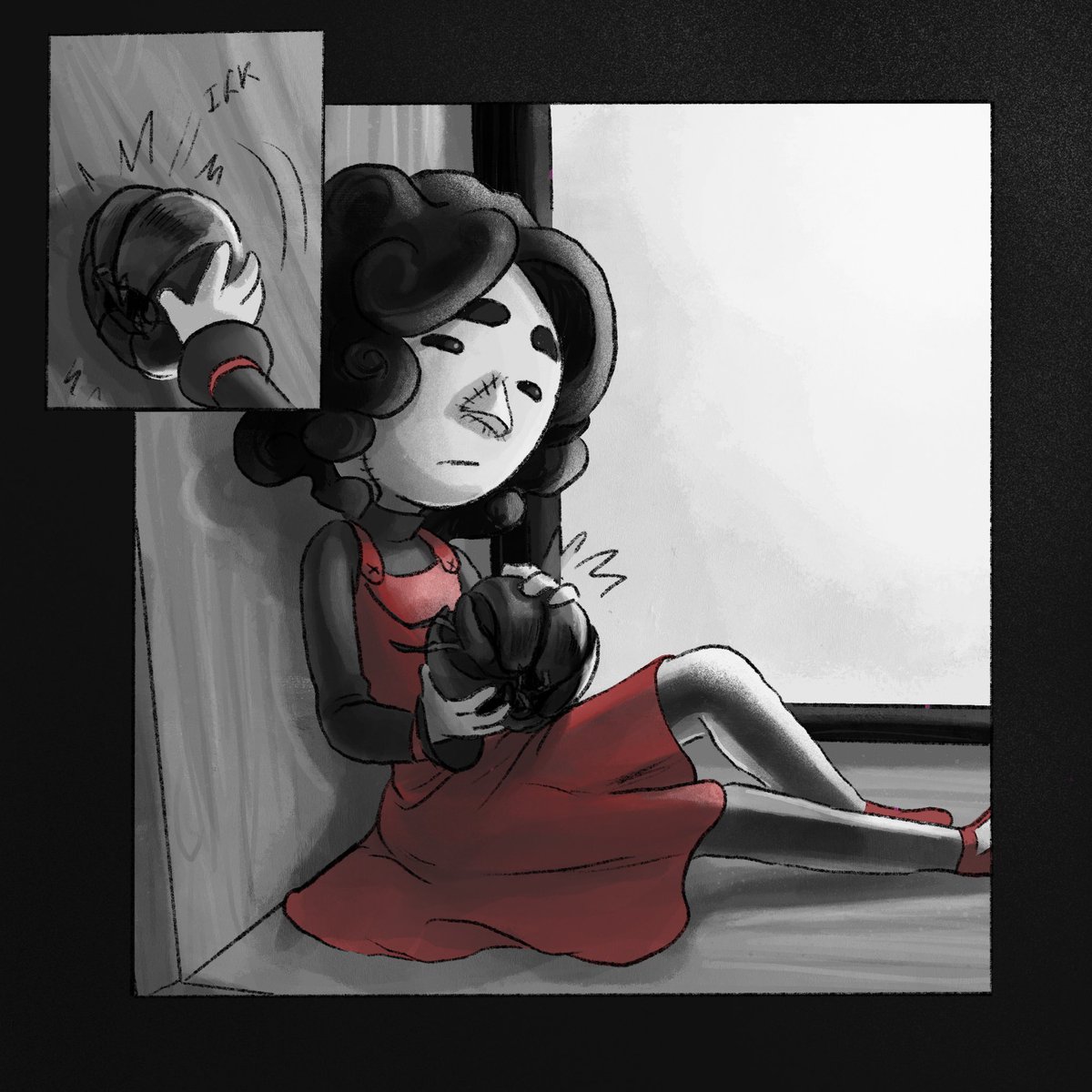 TheCleox's tweet photo. [ADVENT CALENDAR]
🌲 Day 13
What will happen next ?
#adventcalendar #art #artwork #illustration #christmas  #comicstrip #adventcalendar2020 #throughthewindow #digitalart #digitalartist #oc #originalcharacterart #adventcalendarday13 #BD #calendrierdelavent #originalart #cleox https://t.co/1rJDdc11bt