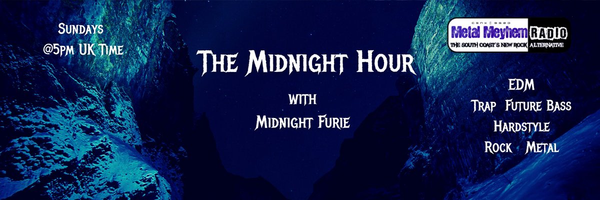 Midnight_Furie's tweet photo. #Furieans On today's #TheMidnightHour #RadioShow
#R3ne
#AvariceinAudio
@CynicalExistenc
#Trap #FutureBass #Industrial #NewMusic #IndieRadio #Yuletide #Furielicious
@metalmeyhem
@ChatsongMusic @ITHERETWEETER1 @936Arrow @dorner_martina @MusicIntervMag @v65ify @ATLRadioX https://t.co/rw5meKyUEe