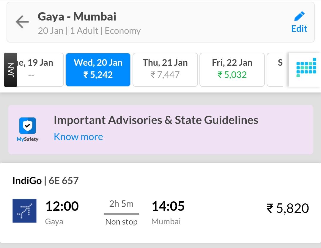 Manish_arya20's tweet photo. @IndiGo6E @aaigayaairport 
Is IndiGo is planning to start flight between Gaya &amp; Mumbai?

And any connectivity for Banglore , Hyderabad , chennai? https://t.co/sy1xFUQPWt