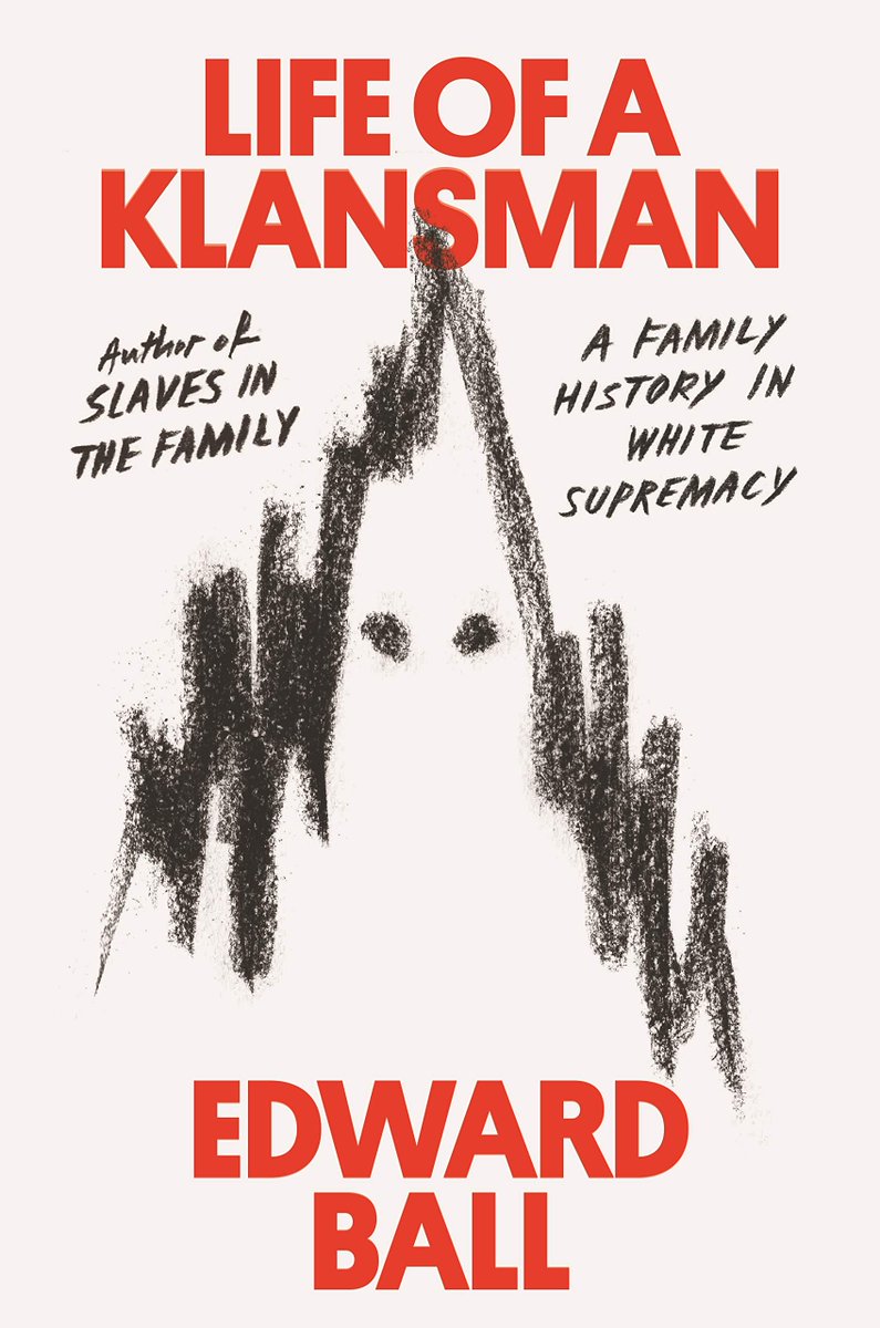 If you want to know who we are as a nation, study our history. I just read #LifeOfAKlansman by #EdwardBall. Ball is all white people, those who remain devoted to their racism, as well as those of us who need to understand our collective responsibility in order to change things.