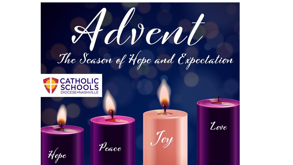 Lighting a candle is a simple yet profound act. It is a testimony to the power of light over darkness. As we light this third pink candle of Advent, representing Joy, we move towards Christmas. Let us remember all of the joy we have in our lives and the joy in the birth of Jesus.