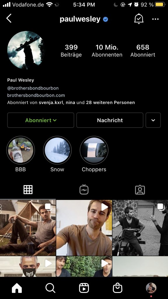 svftpaul_'s tweet photo. Congratulations to 10 million on Instagram 🤩🤩🎉 @paulwesley #paulwesley https://t.co/wFXe7t4ZdT