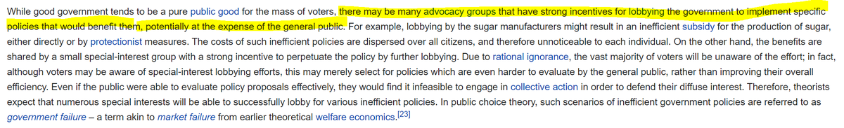 5/8Local pharmacies will lobby for more state laws to protect their business & boost profits, a.k.a. Public Choice theory  https://drugch.nl/2Km8AKa&nbsp;  Ironically, more “protection” may hasten their demise by making independents into a less competitive channel