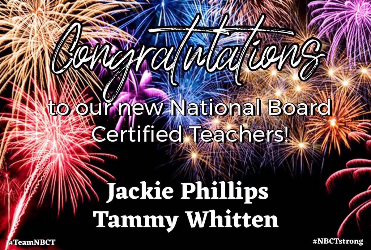 Congratulations to Jackie Phillips and Tammy Whitten, our newest National Board Certified Teachers! This brings Eden’s #NBCT total to 8! Way to go, ladies! You make #EdenRock! 
#TeamNBCT #EdenNBCT #BeEden