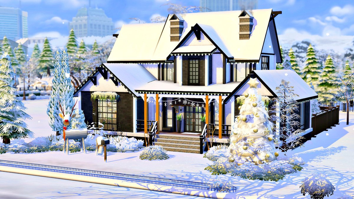 RachelPedd's tweet photo. 'Stylish Christmas Home' is now available to download from The Gallery! Origin ID: RachelPedd.
** Speed build link in the comments below! **
@TheSims
#TheSims4 #TS4 #TheSims #ShowUsYourBuilds #YouTube #SpeedBuild #RachelPedd #BeautifulPlumbobs #NoCC #CCFree https://t.co/xOJ5iigdBd