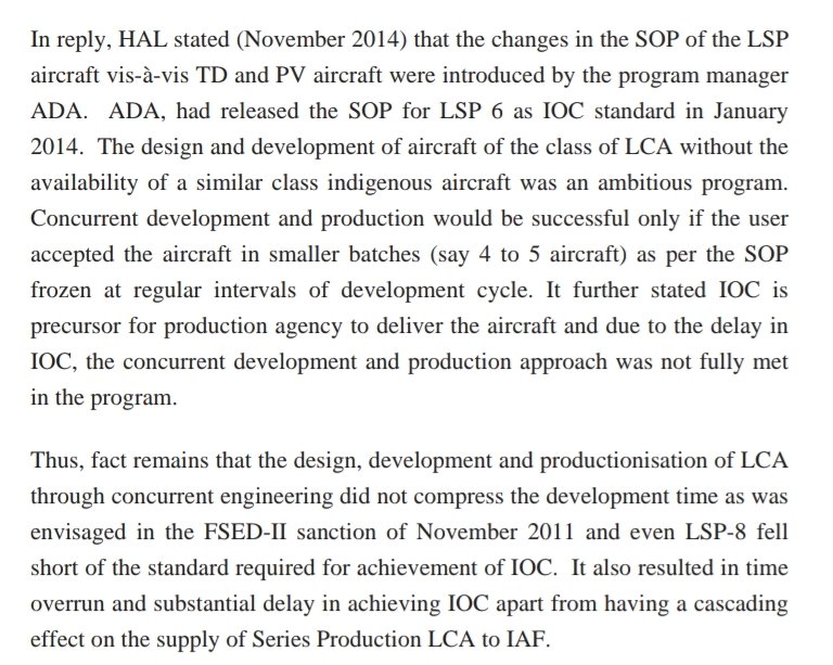 Yes, yes, IAF at fault for the frequent design changes 