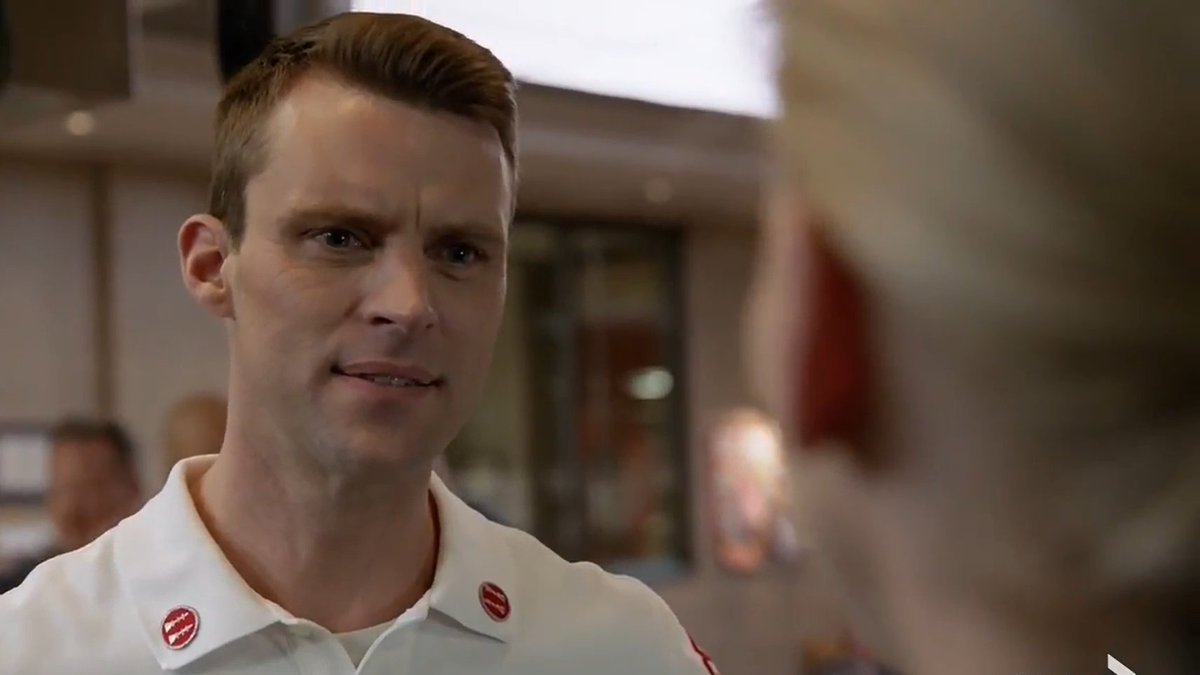 When he realised he'd pushed Brett back into the Chaplain's arms."It's what you said actually. You said that Kyle and I were right for each other. I really thought about that all night."