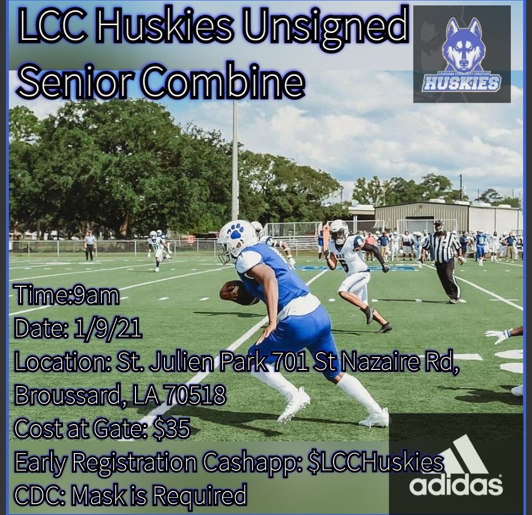 InJuco's tweet photo. 🗣Louisiana HS SR. Unfortunately the Pandemic has hit Football across the Nation. Many left w/o Sr Nights, Homecoming,Playoffs etc. Hoping to get a chance to play at the NEXT LEVEL. Don't Throw In The Towel. 27 Days away to become the next Success Story 💙🤍🐺🐾 Huskies https://t.co/Wvbf8lwei2