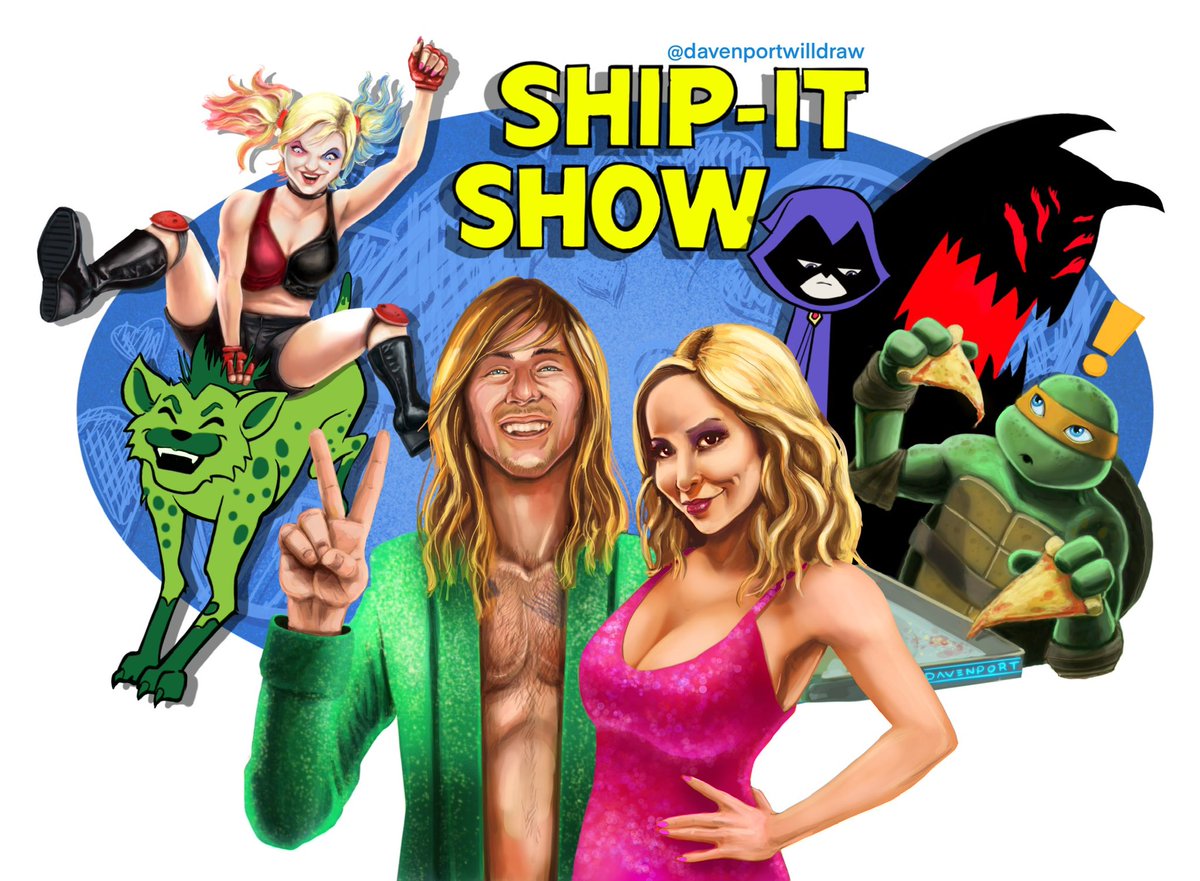 davenportwilld1's tweet photo. Inspired by @tarastrong and @GregCipes to draw images for the @TheShipitShow check it out! #tarastrong #gregcipes #shipitshow #ttg #ttgo #bbraerae #raven #beastboy #teentitans #teentitansgo #fanart #harleyquinn #michaelangelo https://t.co/3xKH31Ne6n