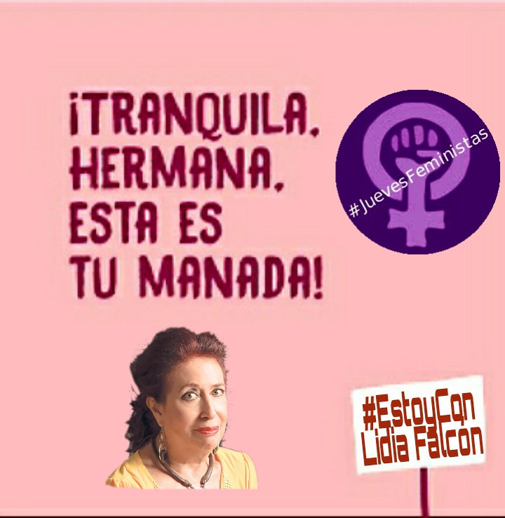 @JuevesFeminista @neill_lidia Apoyo a @neill_lidia 
#PorLidiaPorTodas #YoEstoyConLidiaFalcon 
#JuevesFeministas 
#LibertadDeExpresion 💜♀️💜