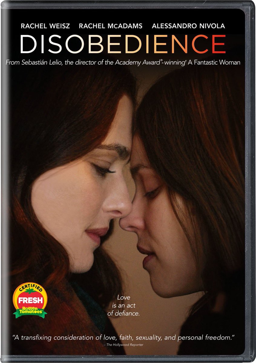 QueerQueue's tweet photo. Queer Q rec. of the day is “Disobedience” (2017) dir. by Sebastián Lelio.
#Film #Podcast #QueerCinema #Queer #Gay #FilmPodcast #Movies #Cinema #QueerFilmRec #LGBTQfilms #QueerFilm #LesbianFilm #Disobedience #SebastianLelio #RachelMcAdams #RachelWeiss #OrthodoxJew #QueerWomen https://t.co/h0583V0IcE